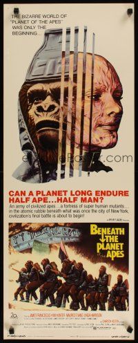 2a088 BENEATH THE PLANET OF THE APES insert '70 can a planet long endure half ape, half man?