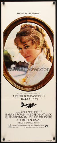 2a175 DAISY MILLER insert '74 Peter Bogdanovich directed, Cybill Shepherd portrait!