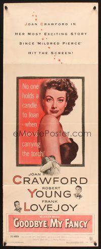 2a263 GOODBYE MY FANCY insert '51 no one holds a candle to Joan Crawford & Robert Young!