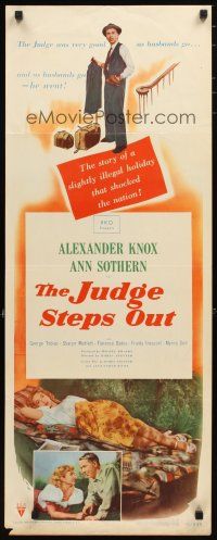 2a347 JUDGE STEPS OUT insert '48 Boris Ingster directed, George Tobias, pretty Ann Sothern!