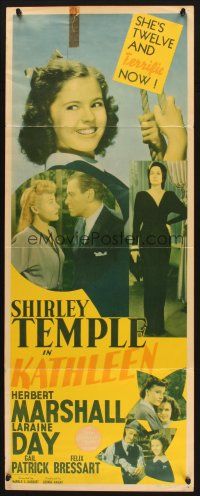 2a354 KATHLEEN insert '41 Herbert Marshall, Shirley Temple is twelve and terrific now!