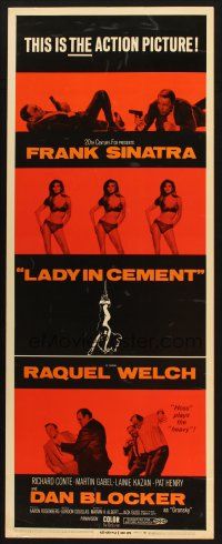 2a368 LADY IN CEMENT insert '68 different images of Frank Sinatra & sexy Raquel Welch!