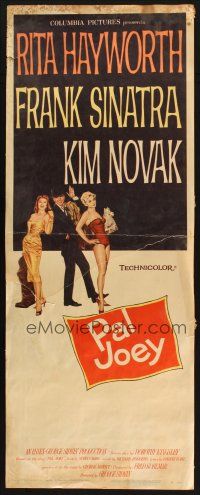 2a489 PAL JOEY insert '57 art of Frank Sinatra with sexy Rita Hayworth & Kim Novak!