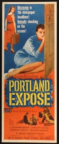 2a508 PORTLAND EXPOSE insert '57 sexy bad girls, nakedly shocking on the screen!