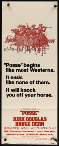 2a510 POSSE insert '75 Kirk Douglas, it begins like most westerns but ends like none of them