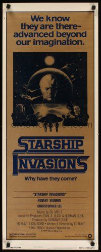 2a660 STARSHIP INVASIONS insert '77 wacky aliens who are advanced beyond our imagination!