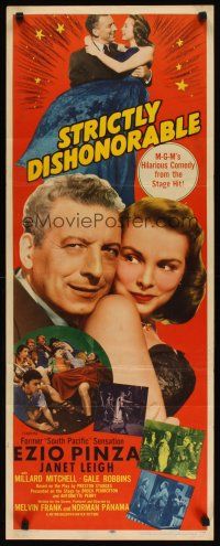 2a677 STRICTLY DISHONORABLE insert '51 what are Ezio Pinza's intentions toward Janet Leigh?