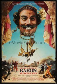 2b019 ADVENTURES OF BARON MUNCHAUSEN int'l 1sh '89 directed by Terry Gilliam, Casaro art!