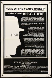2c073 BEING THERE 1sh '80 Peter Sellers, Shirley MacLaine, directed by Hal Ashby!
