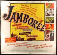 2f030 JAMBOREE linen 6sh '57 Fats Domino, Jerry Lee Lewis & other early rockers pictured!