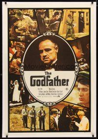2f167 GODFATHER linen Aust 1sh '72 Marlon Brando & Al Pacino, Coppola classic, different montage!