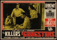 2g207 KILLERS Italian photobusta R57 Burt Lancaster, Ava Gardner, Siodmak & Hemingway!