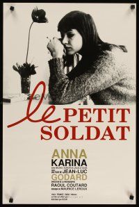 2g228 LE PETIT SOLDAT Japanese R90s Jean-Luc Godard, completely different image of Anna Karina!