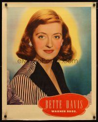 2g021 BETTE DAVIS personality poster '42 wonderful head & shoulders portrait of the WB star!