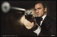 2g033 CASINO ROYALE TV poster '06 great image of Daniel Craig as Bond w/suppressed gun!