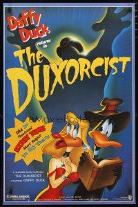 2g024 DUXORCIST special 23x35 '87 Daffy Duck, the first theatrical Looney Tunes short in 20 years!