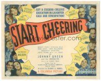 2h046 START CHEERING TC '37 The Three Stooges with Curly billed & pictured + many other top stars!