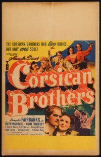 2h140 CORSICAN BROTHERS WC '41 Douglas Fairbanks Jr. in a dual role as twins, Ruth Warrick!
