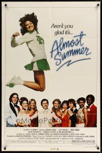 2j028 ALMOST SUMMER 1sh '78 Bruno Kirby, high school cheerleader sex!