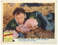 2k011 3 GODFATHERS LC #4 '49 close up of John Wayne risking his life to save a baby!