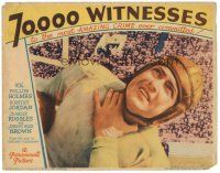 2k262 70,000 WITNESSES LC '32 football, star quarterback Johnny Mack Brown killed in front of fans!