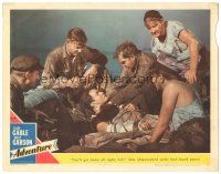 2k269 ADVENTURE LC #4 '45 Clark Gable w/ Tom Tully, Thomas Mitchell & other shipwrecked sailors!