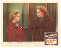 2k288 ANY NUMBER CAN PLAY LC #8 '49 Alexis Smith & her sister Audrey Totter love the same man!