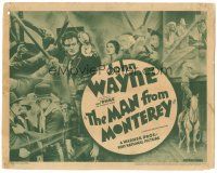 2k006 MAN FROM MONTEREY TC R39 montage of images of John Wayne duelling, fighting & on his horse!
