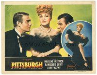 2k041 PITTSBURGH LC #5 R48 John Wayne, Marlene Dietrich, Randolph Scott, big, brawny, bold!