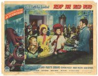 2k045 REAP THE WILD WIND LC '42 pretty Paulette Goddard & Susan Hayward smile at Ray Milland!