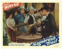 2k050 SAGEBRUSH TRAIL LC #2 R40s John Wayne, Lane Chandler & woman held at gunpoint by bad guys!