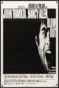2m113 BLOW OUT 1sh '81 John Travolta & Nancy Allen, directed by Brian De Palma!