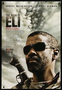 2m116 BOOK OF ELI advance DS 1sh '10 cool image of Denzel Washington in the title role!