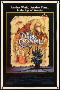 2m179 DARK CRYSTAL 1sh '82 Jim Henson & Frank Oz, Richard Amsel fantasy art!