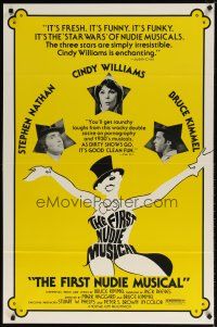 2m271 FIRST NUDIE MUSICAL 1sh '76 the ultimate take-off, wacky Cindy Wiliams!