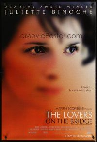 2m460 LOVERS ON THE BRIDGE 1sh '92 out of focus close up of Juliette Binoche!