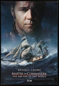 2m478 MASTER & COMMANDER style A advance DS 1sh '03 super close-up of Russell Crowe!