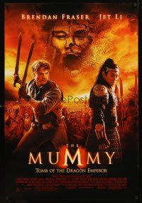 2m512 MUMMY: TOMB OF THE DRAGON EMPEROR DS 1sh '08 Brendan Fraser and Jet Li, cool image!