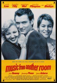 2m514 MUSIC FROM ANOTHER ROOM 1sh '98 great image of Jude Law, Gretchen Mol, Jennifer Tilly!