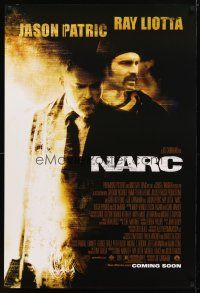 2m524 NARC advance DS 1sh '02 narcotics drug police officers Jason Patric & Ray Liotta!
