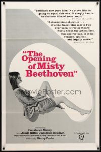2m551 OPENING OF MISTY BEETHOVEN 1sh '76 Radley Metzger, sexy Constance Money in title role!