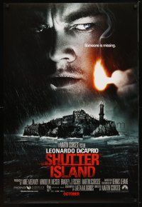 2m663 SHUTTER ISLAND October style advance DS 1sh '10 Martin Scorsese, Leonardo DiCaprio w/match!