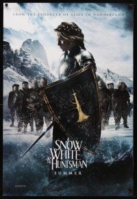 2m684 SNOW WHITE & THE HUNTSMAN Summer teaser DS 1sh '12 cool image of Kristen Stewart!