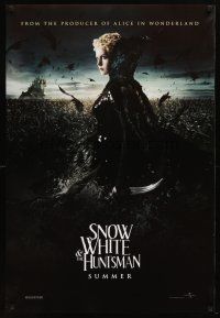 2m685 SNOW WHITE & THE HUNTSMAN Summer teaser DS 1sh '12 cool image of sexy Charlize Theron!