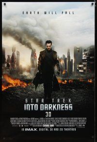 2m711 STAR TREK INTO DARKNESS advance DS 1sh '13 cool image of rubble & Benedict Cumberbatch!