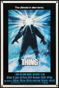 2m749 THING regular credit style 1sh '82 John Carpenter classic sci-fi horror, Drew Struzan art!