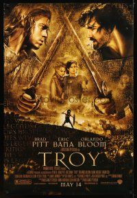 2m773 TROY advance DS 1sh '04 Eric Bana, Orlando Bloom, Brad Pitt as Achilles!