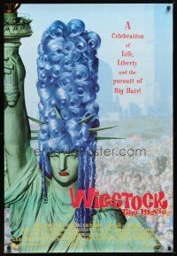 2m817 WIGSTOCK 1sh '95 drag queen festival documentary, wild image of Statue of Liberty w/wig!