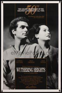 2m835 WUTHERING HEIGHTS 1sh R89 Laurence Olivier is torn with desire for Merle Oberon!