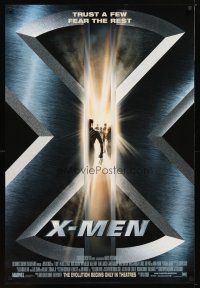 2m840 X-MEN style B int'l advance DS 1sh '00 Bryan Singer, Marvel Comics super heroes!